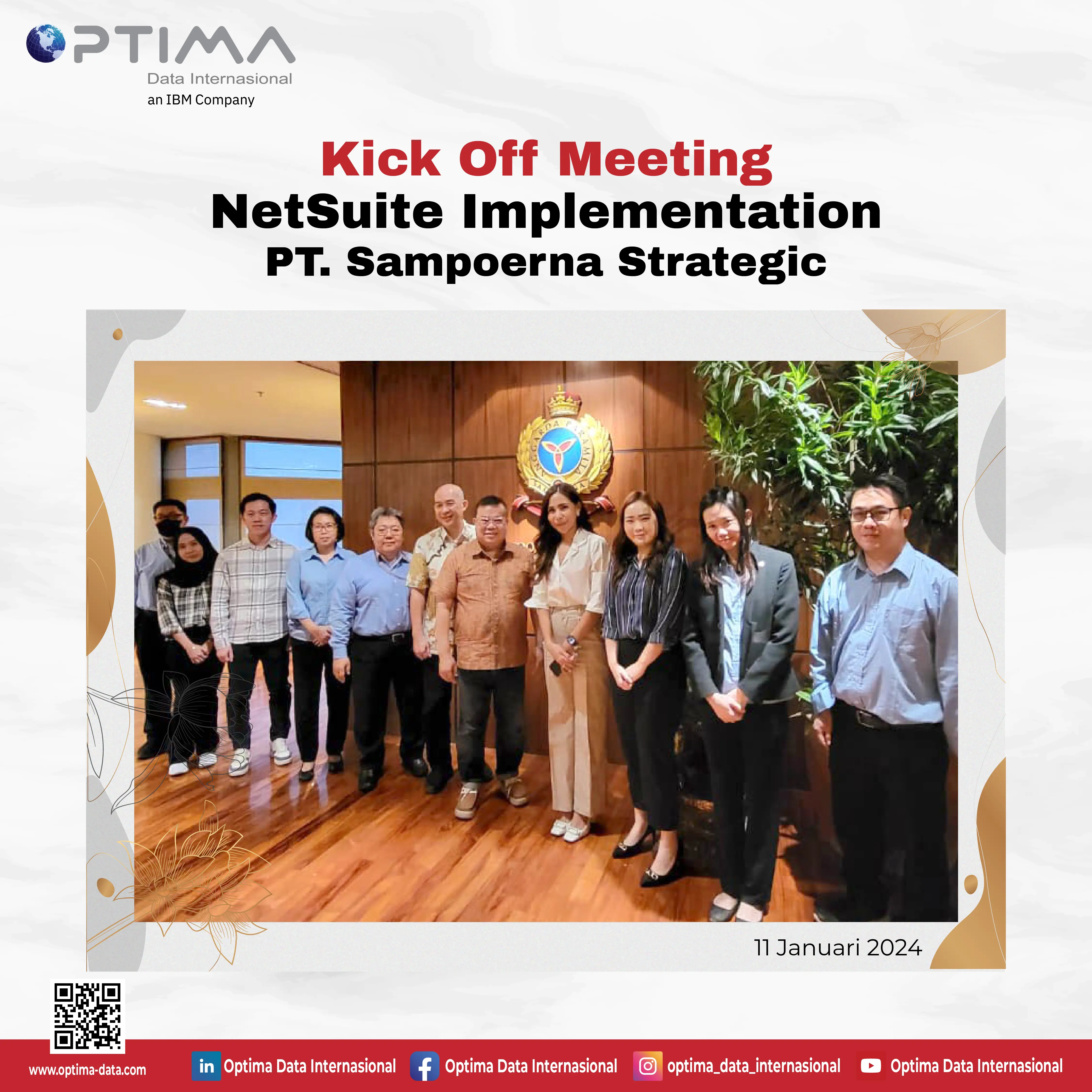 Kick Off Meeting Oracle NetSuite at PT Sampoerna Strategic